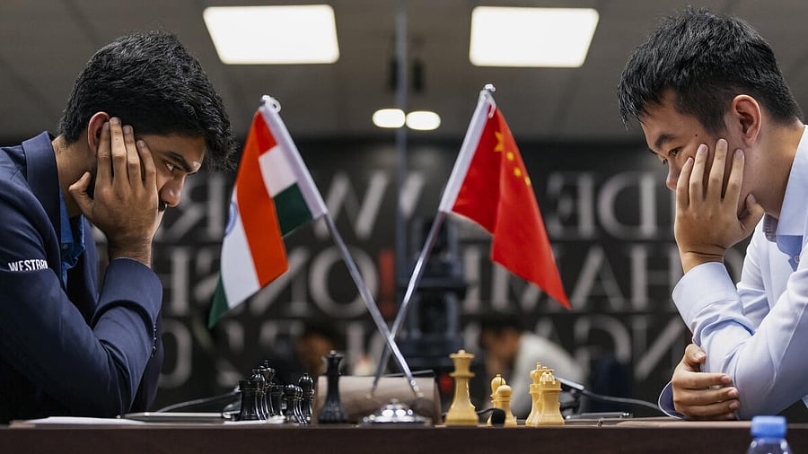 <div class="paragraphs"><p>Gukesh D and China’s Ding Liren</p></div>