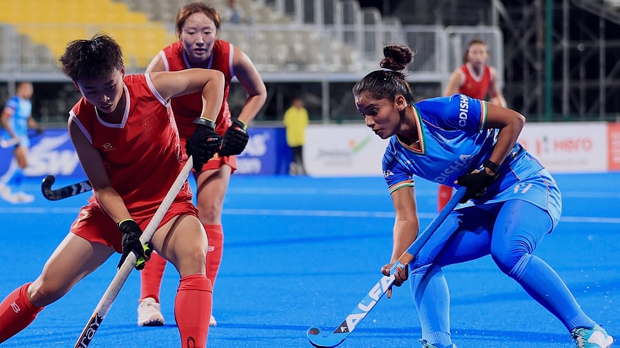 <div class="paragraphs"><p>Defending champions India suffered a 1-2 defeat to three-time winners China in their third match of the Women's Junior Asia Cup here on Wednesday.</p></div>