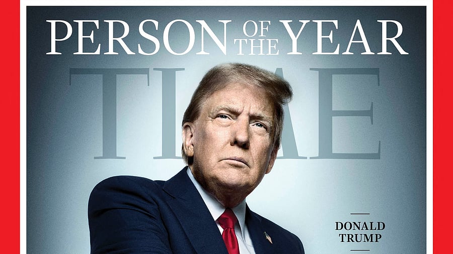 <div class="paragraphs"><p>US President-elect Donald Trump appears on the 2024 Person of the Year cover of TIME.</p></div>