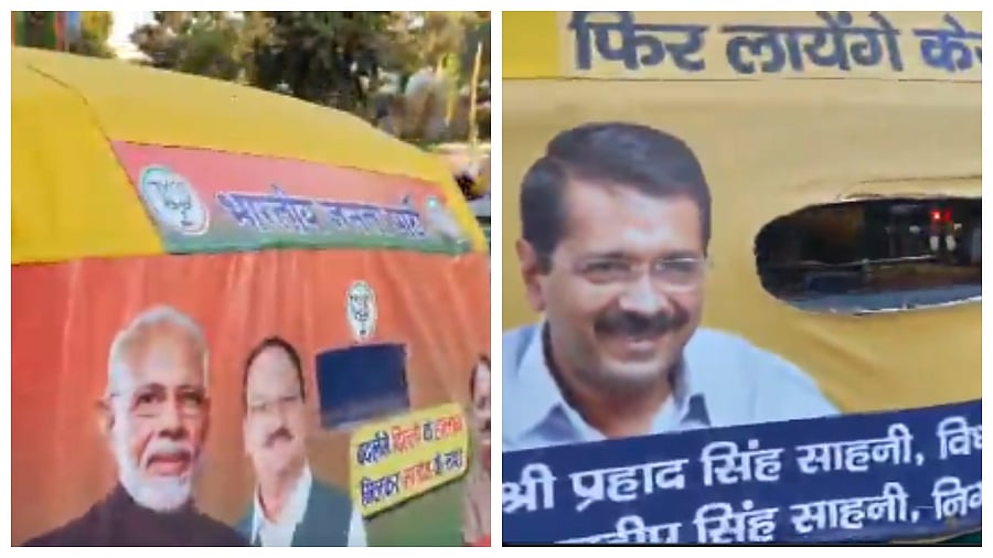 <div class="paragraphs"><p>AAP and BJP compete for auto drivers support in Delhi.</p></div>