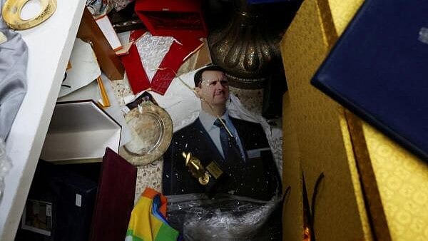 <div class="paragraphs"><p>A view of personal souvenirs for Syria's Bashar al-Assad at one of the rooms at Presidential Palace known as Qasr al-Shaab "People's Palace", after rebels seized the capital and ousted Syria's Bashar al-Assad, in Damascus, Syria December 10, 2024.</p></div>