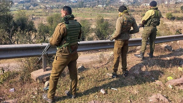 <div class="paragraphs"><p>Security personnel in Jammu and Kashmir.</p></div>