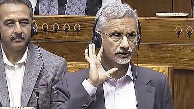 <div class="paragraphs"><p>External Affairs Minister S Jaishankar speaks in the Lok Sabha during the Winter session of Parliament.</p></div>