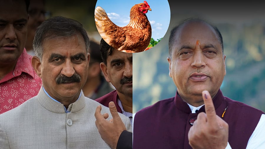 <div class="paragraphs"><p>Himachal Pradesh Chief Minister Sukhvinder Singh Sukhu (L) and Leader of Opposition Jai Ram Thakur (R)</p></div>