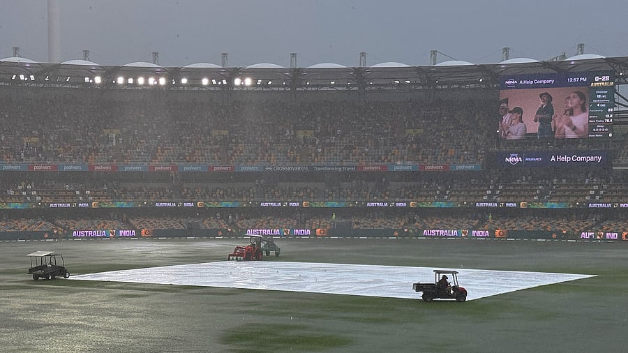 <div class="paragraphs"><p>India's bowlers were left frustrated and wicketless as rain wiped out most of the opening day's play in the third test against Australia in Brisbane on Saturday.</p><p></p></div>