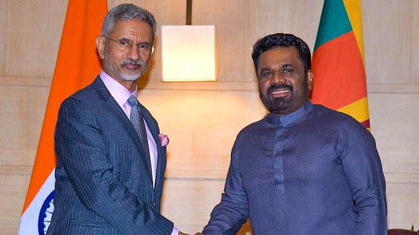 <div class="paragraphs"><p>Sri Lankan President Anura Kumara Dissanayake along with EAS S Jaishankar.</p></div>