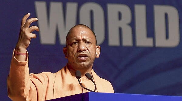 <div class="paragraphs"><p>Uttar Pradesh Chief Minister Yogi Adityanath addresses the "World Hindu Economic Fourm" in Mumbai, Saturday, Dec. 14, 2024.</p></div>