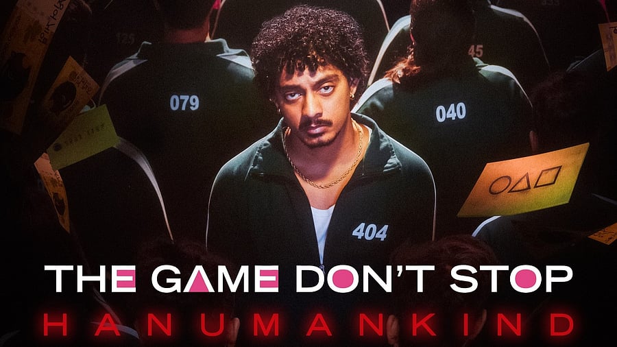 <div class="paragraphs"><p>Poster of <em>The Game Don’t Stop</em>, an original song from Hanumankind.</p></div>