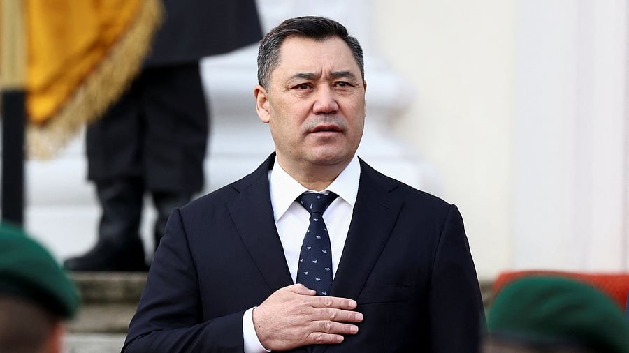<div class="paragraphs"><p>Kyrgyz President Sadyr Japarov.</p></div>