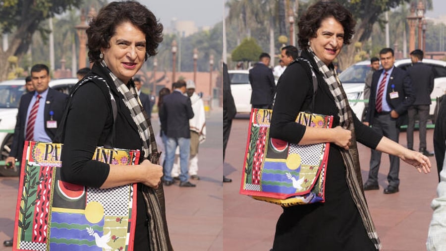 <div class="paragraphs"><p>Congress leader Priyanka Gandhi Vadra during ongoing Winter session of Parliament.</p></div>