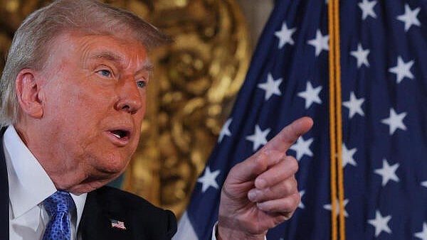 <div class="paragraphs"><p>US President-elect Donald Trump delivers remarks at Mar-a-Lago in Palm Beach, Florida, US, December 16, 2024.</p></div>