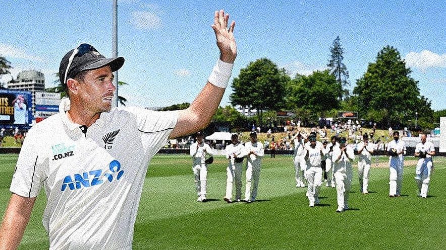 <div class="paragraphs"><p>Tim Southee leads his team of the field after their win.</p></div>