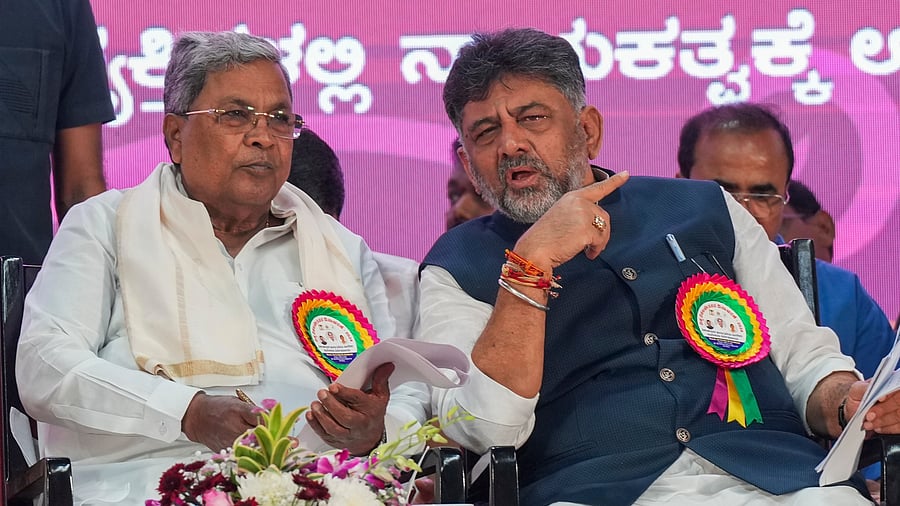 <div class="paragraphs"><p> Karnataka Chief Minister Siddaramaiah and Deputy Chief Minister D K Shivakumar </p></div>
