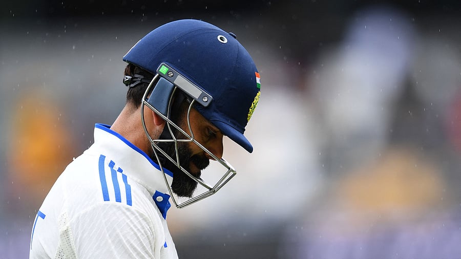 <div class="paragraphs"><p>Virat Kohli looks dejected during India's Test against Australia in Brisbane.</p></div>