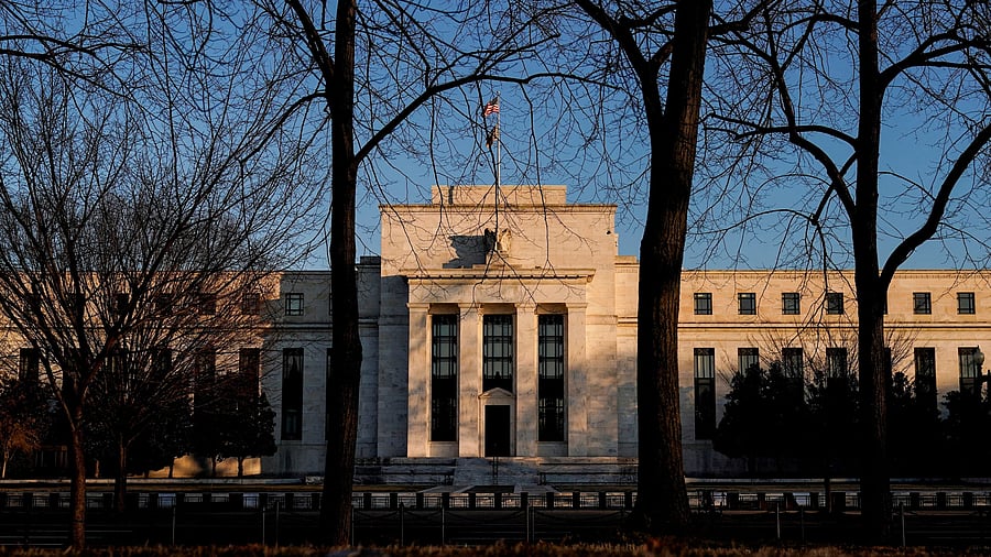 <div class="paragraphs"><p>The Federal Reserve building is seen in Washington, US.</p></div>