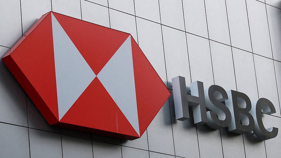 <div class="paragraphs"><p>A view of the logo of HSBC bank </p></div>