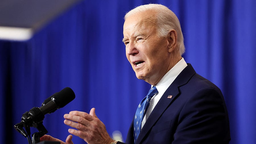 <div class="paragraphs"><p>Outgoing US President Joe Biden.</p></div>