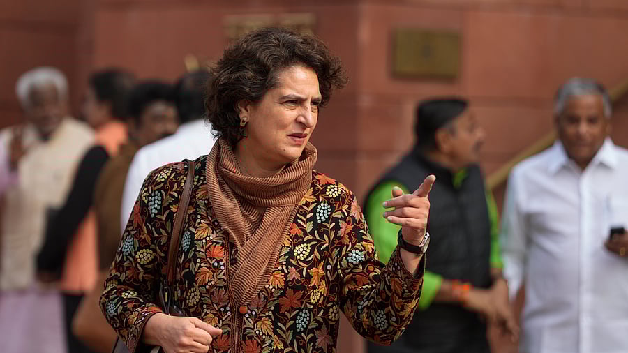 <div class="paragraphs"><p>Congress MP Priyanka Gandhi Vadra during the Winter session of Parliament, in New Delhi, Wednesday, Dec. 18, 2024.</p></div>