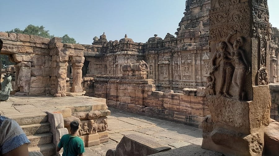 A R Saadrusha Rao from Bengaluru was allegedly asked to leave the Pattadakal temple complex as she was sketching on the premises without permission.   