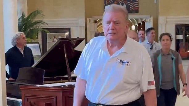 <div class="paragraphs"><p>Donald Trump's new look.</p></div>