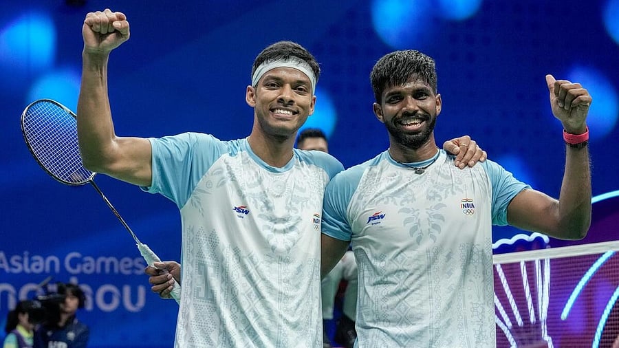 <div class="paragraphs"><p>Chirag Shetty (left) and Satwiksairaj Rankireddy were the saving grace for Indian badminton.&nbsp;</p></div>