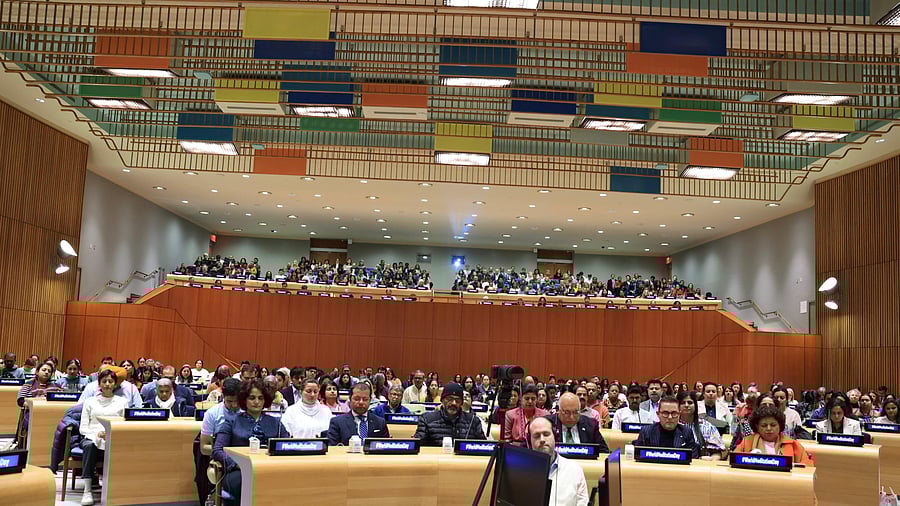 <div class="paragraphs"><p>The Permanent Mission of India to the United Nations organised a special event ‘Meditation for Global Peace and Harmony’ to mark the first World Meditation Day at the global body’s headquarters on Friday.</p></div>