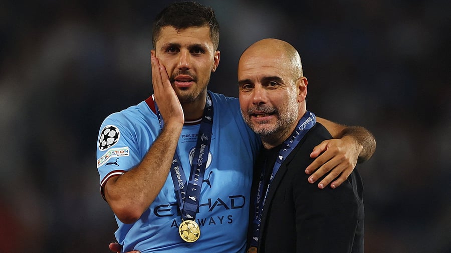 <div class="paragraphs"><p>The absence of ace midfielder Rodri (left) due to an ACL injury has deeply impacted Manchester City's performances and master coach Pep Guardiola too has struggled to find someone who can step into his shoes. </p></div>