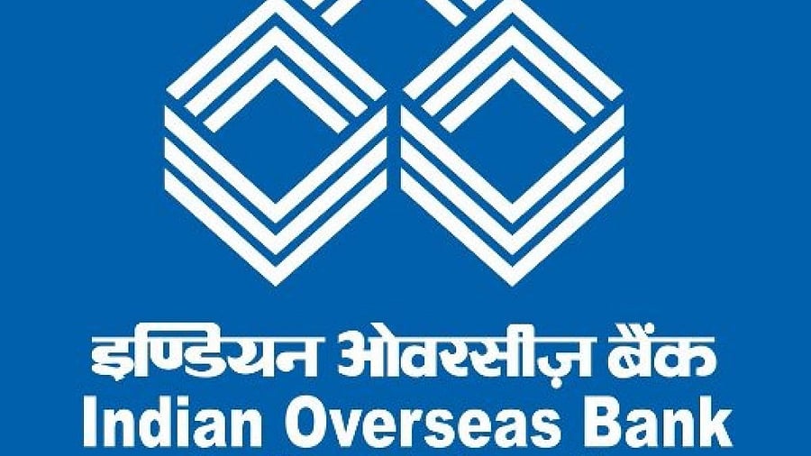 <div class="paragraphs"><p>The logo of Indian Overseas Bank.</p></div>