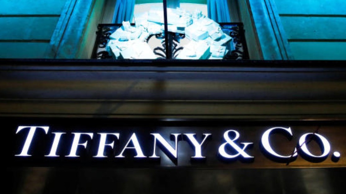 <div class="paragraphs"><p>A Tiffany & Co. logo is seen outside a store. </p></div>