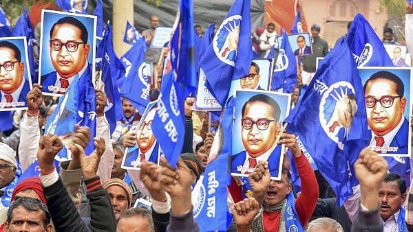 <div class="paragraphs"><p>Congress members stage a protest against Union Home Minister Amit Shah over his remarks on B.R. Ambedkar, in Bikaner, Rajasthan.&nbsp;</p></div>
