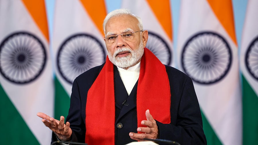 <div class="paragraphs"><p>Prime Minister Narendra Modi at an event organised to distribute appointment letters to new recruits under Rozgar Mela.&nbsp;</p></div>