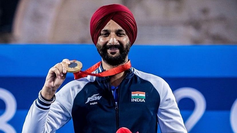 <div class="paragraphs"><p>Paris Paralympics gold medallist Harvinder Singh.</p></div>