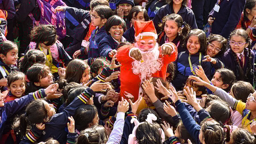 <div class="paragraphs"><p>School students during Christmas celebrations. Representative image.</p></div>