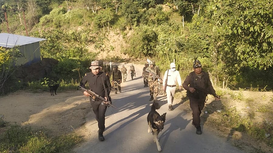 <div class="paragraphs"><p>File photo of security in  Manipur.</p></div>