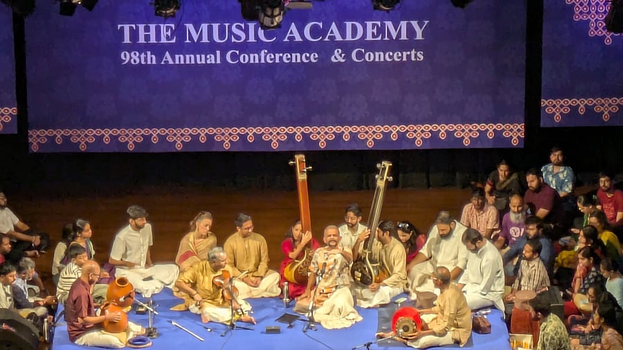 <div class="paragraphs"><p>T M Krishna performs at the Music Academy.&nbsp;</p></div>
