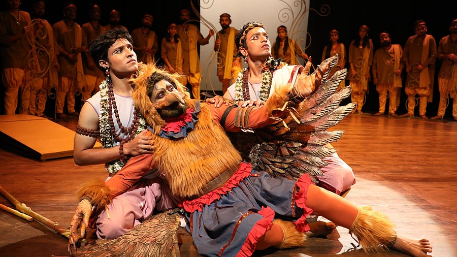 ‘Kamaroopigal’ is based on on the ‘Ramayana’.