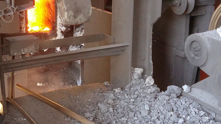 <div class="paragraphs"><p>Close-up of coking process at pushing car at coking plant steelworks. (Representative image)</p></div>