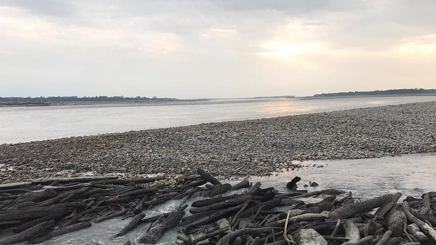 <div class="paragraphs"><p>Yarlung Tsangpo river in upper reaches of China that flows into the Siang and Brahmaputra rivers in India.</p></div>