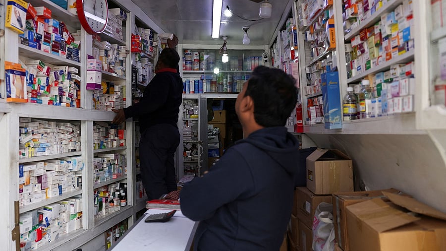 <div class="paragraphs"><p>A pharmacist reaches out for a medicine at a pharmacy. (Representative image)</p></div>