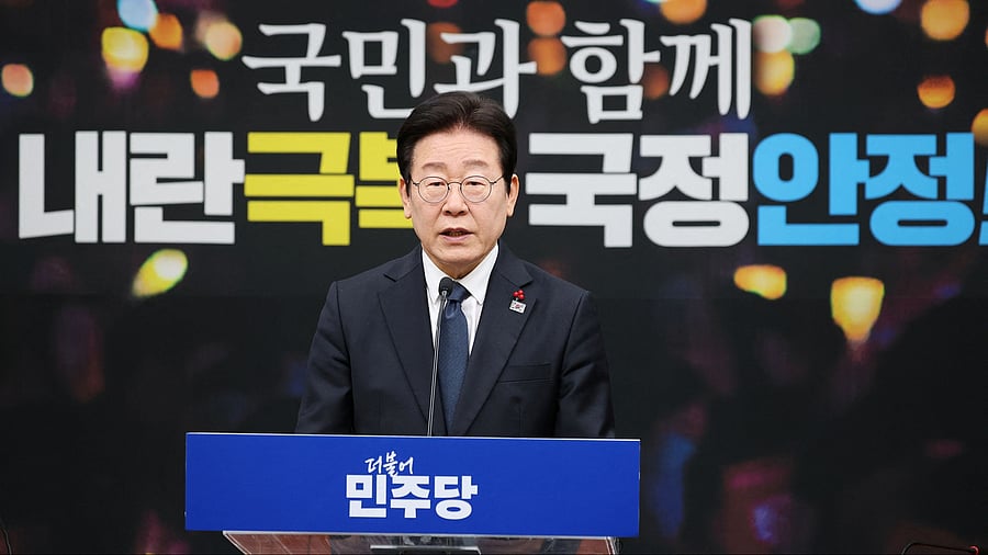 <div class="paragraphs"><p>South Korea's opposition Democratic Party leader, Lee Jae-myung.</p></div>
