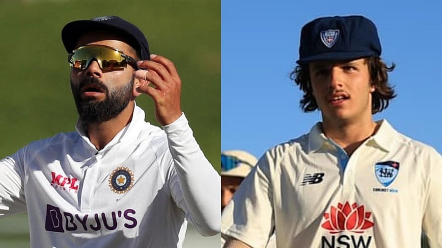 <div class="paragraphs"><p>Virat Kohli and Sam Konstas.</p></div>