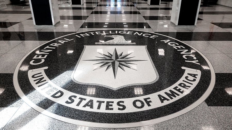<div class="paragraphs"><p>The seal of the Central Intelligence Agency is shown at the entrance of the CIA headquarters in McLean, Virginia, US</p></div>