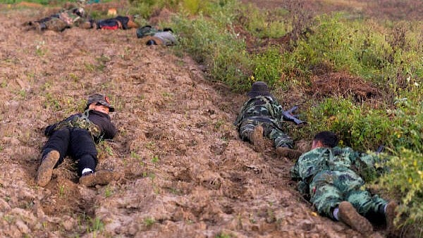 <div class="paragraphs"><p>File photo: People's Liberation Army forces fight the Myanmar junta army near Sagaing Region in Myanmar&nbsp;in November 2023. </p></div>
