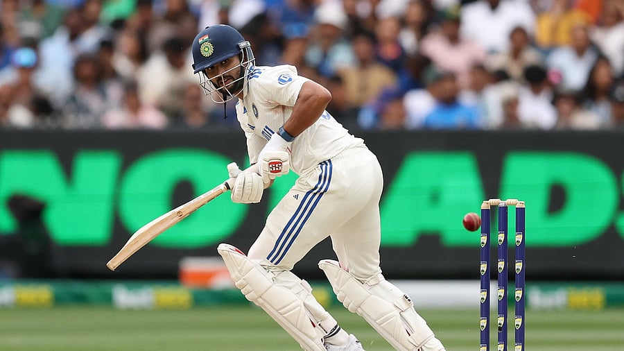 <div class="paragraphs"><p>Nitish Kumar Reddy in action.</p></div>