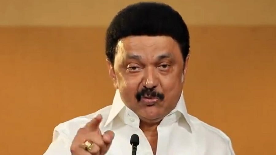 <div class="paragraphs"><p>M K Stalin</p></div>