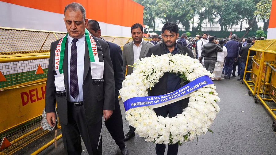 <div class="paragraphs"><p>Abed Elrazeg Abu Jazer, the Charge d'affaires of the Palestine Embassy in New Delhi.</p></div>