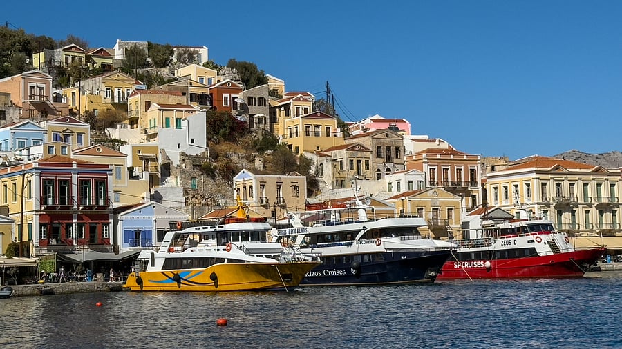 <div class="paragraphs"><p>Colourful houses dot the island of Symi.</p></div>
