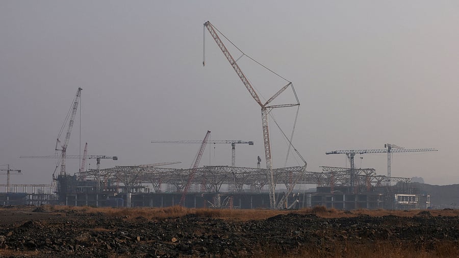 <div class="paragraphs"><p>A general view of the construction of the upcoming International Airport in Navi Mumbai.</p></div>