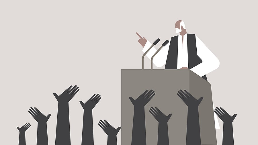 <div class="paragraphs"><p>Illustration shows a political leader address a function</p></div>