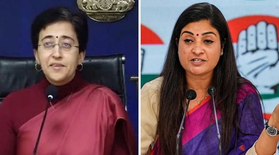 <div class="paragraphs"><p>AAP's Atishi (left) and Congress' Alka Lamba.</p></div>